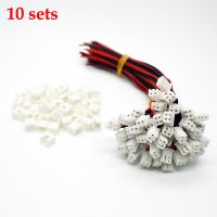 10 Kits New 26Awg Jst Xh2.54 2 Pin Connector Plug Wire Cable 10/15/20/30Mm Length Male Female Plug SocketWires Leads Adapters