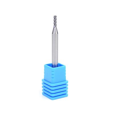 4mm aluminum alloy CNC milling cutter three-blade carbide end mill HRC45 tungsten steel planer head CNC engraving machine