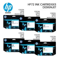 HP 72 ตลับหมึกอิงค์เจ็ทของแท้ (130 ml.)กดเลือกสีได้เลย ของใหม่