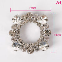 Picha 1pcs รองเท้าคริสตัลหรูหราคลิปประกาย rhinestone เครื่องประดับเจ้าสาวปาร์ตี้รองเท้าอุปกรณ์เสริมตกแต่งเสน่ห์รองเท้าคลิป