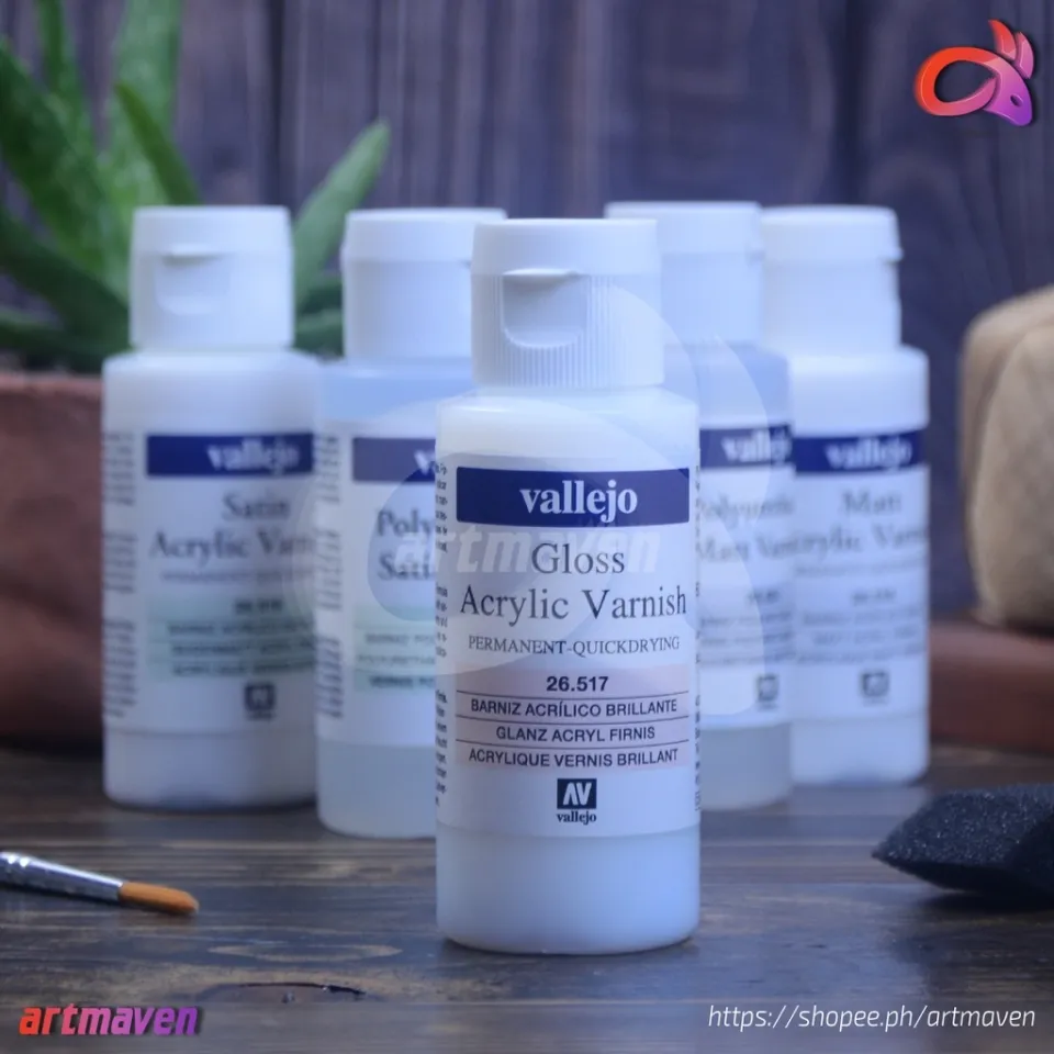 Vallejo Permanent Acrylic Varnish - Gloss, 500 ml