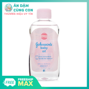 Dầu massage và dưỡng ẩm Johnson s Baby Oil 200ml