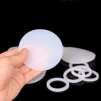 【2023】White Round Silicone Rubber Sheet Seal Gasket High Temperature Resistant Insipidity Diameter 60mm Thick 123mm