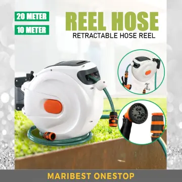 Shop Retractable Water Hose Reel Roller Auto Rewind Wall online - Jan 2024