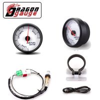 「DRAGON」 60MM Air Fuel Ratio Gauge Pointer Display With Gauge Rack and Narrowband O2 Oxygen Sensor Car Gauge Fit for 12V Car