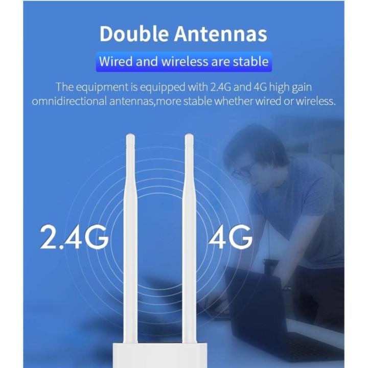 4g-outdoor-cpe-wireless-router-ap-เร้าเตอร์-ใส่ซิม-indoor-และ-outdoor-รองรับ-3g-4g-รองรับใช้งาน-สูงสุด-90-อุปกรณ์