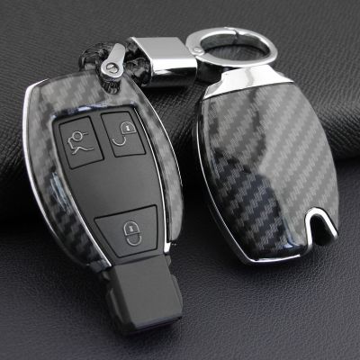 [HOT CPPPPZLQHEN 561] คาร์บอนไฟเบอร์รถ Key Fob Chain สำหรับ Mercedes Benz W205 W212 X253 W166 X204 X166 W176 W246 W204 W222 W463 X156