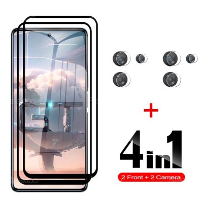 4in1 Full Cover Tempered Glass For Infinix GT 10 Pro 5G Note 30i 4G Note 30 5G 4G Hot 30PlayNFC Hot 30 4G Camera Protective Film