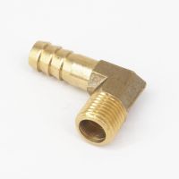 LOT 2 Hose Barb I/D 10mm x 1/4 BSP Male Thread Elbow Brass hosetail Connector fitting