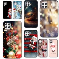 For Samsung A22 4G Case 6.4inch Phone Back Cover For Samsung Galaxy A22 4G GalaxyA22 A 22 black tpu case Christmas Mobile Funda
