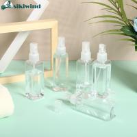 3pcs/5pcs 100ml/30ml Transparent Square Travel Portable Plastic Empty Spray Bottles