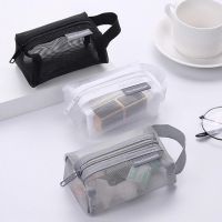 【CW】✼  New Mesh Transparent Small Large Makeup Toiletry Organizer Storage