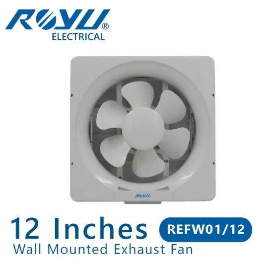 EASYLITEROYU WALL MOUNTED EXHAUST FAN 12 INCH (REFW01/12) Lazada PH
