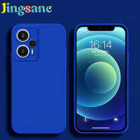 Jingsanc สำหรับเคสโทรศัพท์ F5 POCO ซิลิโคนเหลวหรูหราตานางฟ้าเคสทีพียูนุ่มเรียบง่ายกันกระแทก F5ฝาปิดด้านหลังเลนส์ทั้งหมด