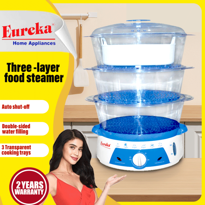 Eureka steamer for siomai and siopao steamer for business cook 3 layer