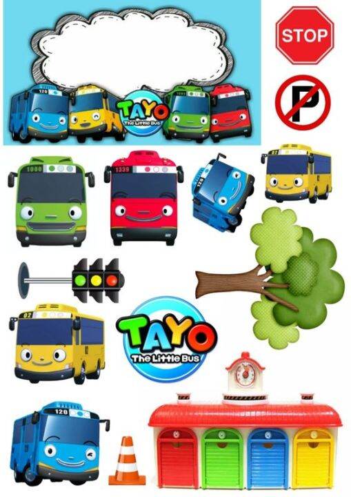 topper hiasan kue ultah tayo | Lazada Indonesia