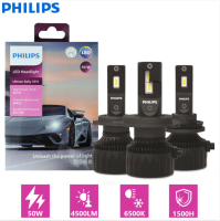 H4แอลทิออนสำหรับ Philips อัลติคอนแรลลี่ H11 LED H7 HB3 HB4 HIR2กำลังไฟสูงสุด50W 4500LM ไฟหน้ารถ6500K 2X หลอดไฟวัตต์แอลอีดีสีขาวสูงสุด