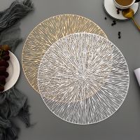 【CW】 European Round Resistant Placemat Table Accessories Dining for Coasters