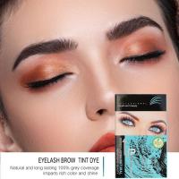 Eyebrow Gel Makeup Eyebrow Cream 10ml แบบพกพา Mild Safe Dye พร้อมแปรงสำหรับ Home สำหรับผู้เริ่มต้น