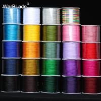 45m 0.8MM Cotton Nylon Cord Thread Cord Chinese Knot Plastic String Strap DIY Rope Bead Braided Necklace Bracelet Jewelry Making