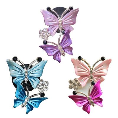 Car Vent Clips Butterfly Car Air Fresheners Vent Clips Air Outlet Freshener Perfume Clip Car Air Vent Clip Charm Bling Car Accessories for Women benchmark