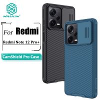 Nillkin CamShield Pro เคส Redmi Note 12 Pro+ / 12 Pro Plus เคสโทรศัพท์ ป้องกันกล้อง เลื่อน หรูหรา TPU + PC กันกระแทก เคสด้านหลัง hj