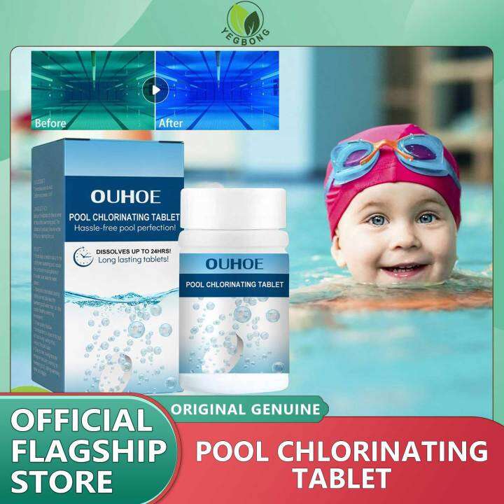 Yegbong Tablets Disinfection Pills Swimming Pool Chlorine Tablets