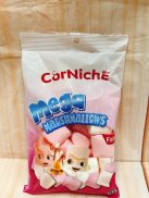 Kẹo Xốp Marshmallow Trắng Hồng Lớn 120gr