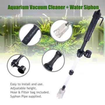Fish Tank Aquarium Gravel Cleaner Syphon Vacuum Water Changer Pump Siphon  Hose 
