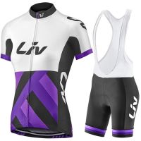 New LIV Women Cycling Clothing Summer MTB Bicycle Jersey Set Female Team Ciclismo Girl Wear Mountain Bike Maillot Ropa Maillot