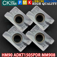 ADKT1505PDR MM908 HM90 ADKT 1505 PDR MM908คาร์ไบด์แทรกไหล่มิลลิ่งแทรกเครื่องมือ CNC Indesxable มิลลิ่งเครื่องมือตัด