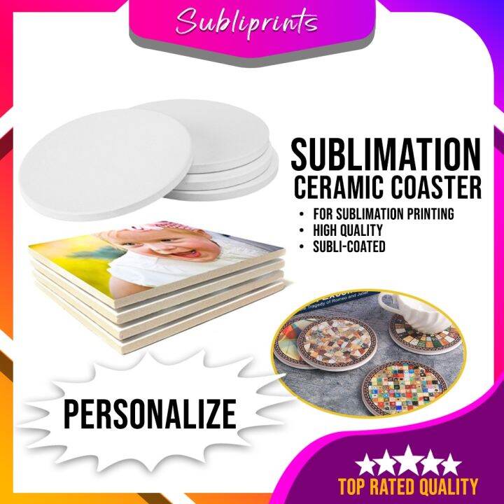 Sublimation Ceramic Coaster for Printing Lazada PH