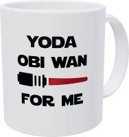 Willcallyou Yoda โอบีวันสำหรับฉันรักวันวาเลนไทน์11ออนซ์แก้วกาแฟขาวตลก