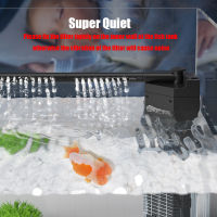 Super Quiet 3ชั้นระบบกรองกรองกรองการไหลเวียนอากาศ3-in-1Filter สำหรับถังปลาเต่าถัง Amphibian Tank