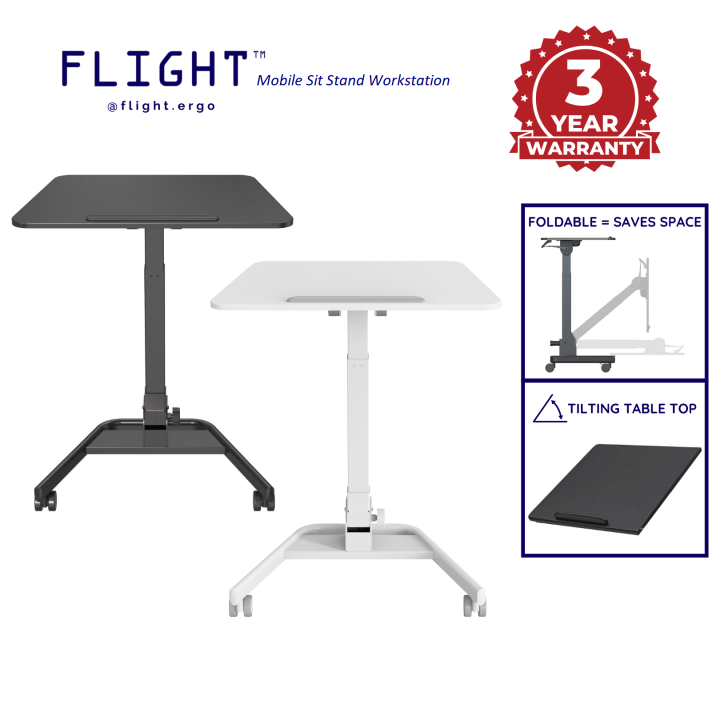 height adjustable tilting desk