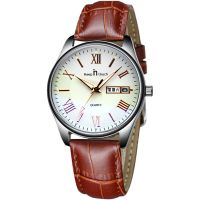 2022 New Men Watches Fashion Genuine Leather Quartz Watch Men Waterproof Luminous Week Date Clock Male Casual Man Watch Dropship