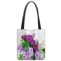 New Arrival Bag 2019 Lilac Handbag Fashion Printing Soft Open Pocket Casual Tote Double Shoulder Strap For Women Student