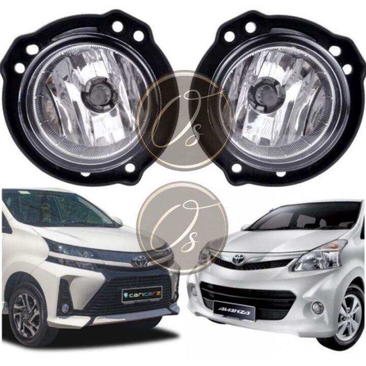 ⚘TOYOTA AVANZA 2012 2021 Oem Fog Lamp Spot Light (Wiring + Socket