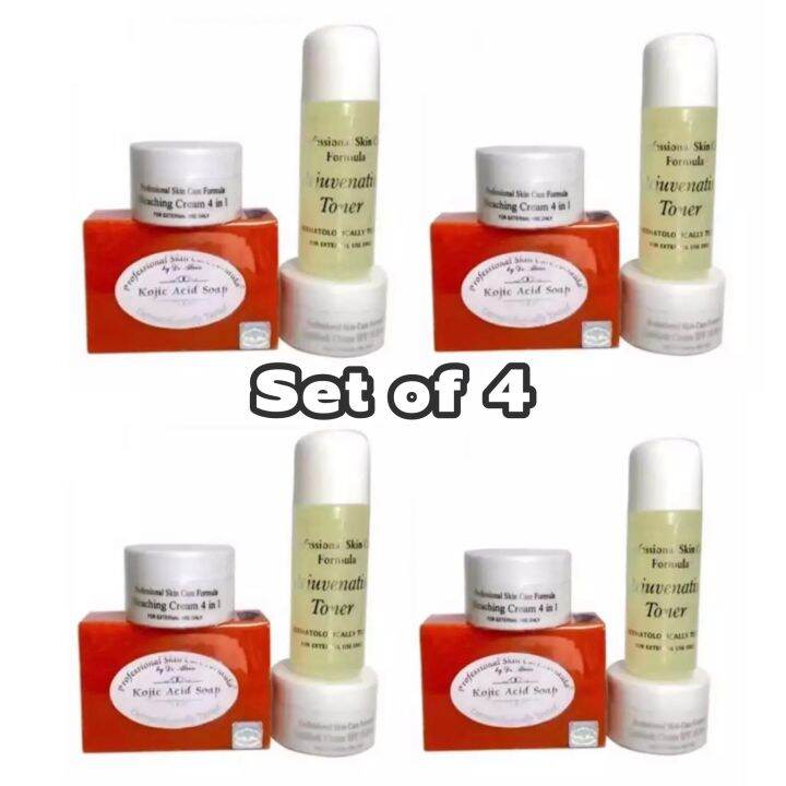 ( SET OF 4 ) Alvin Kojic Rejuvinating Set (Old Packaging) | Lazada PH