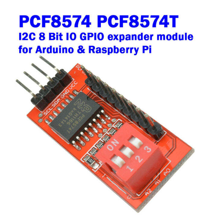 PCF8574 PCF8574T I2C 8 Bit IO GPIO expander module for Arduino ...