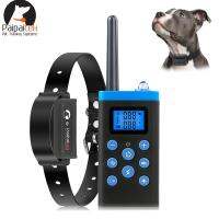 ZZOOI Pet Training Collar Vibration Dog Training Collar Sound Vibration Static Shock Mode Rechargeable Waterproof 1100 Yd Remote Range