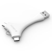 Orico Micro B Type C 2สายชาร์จโทรศัพท์ Usb Xiaomi มือถือ Huawei 1สำหรับในวันที่แบบพกพา