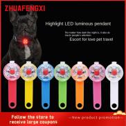 Zhuafengxi sạc USB LED Mặt dây chuyền phụ kiện cho thú cưng thú cưng phát