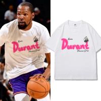 ราคาถูก Kevin Durant ผ้าฝ้ายแขนสั้นผู้ชายฤดูร้อนหมายเลข 35 เสื้อยืดบาสเก็ตบอล โอเวอร์ไซส์ ลำลอง เสื้อคู่