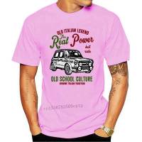 Men T Shirts For Tall And Big Men Vintage Italian Car Autobianchi Abarth Street Wear Tees