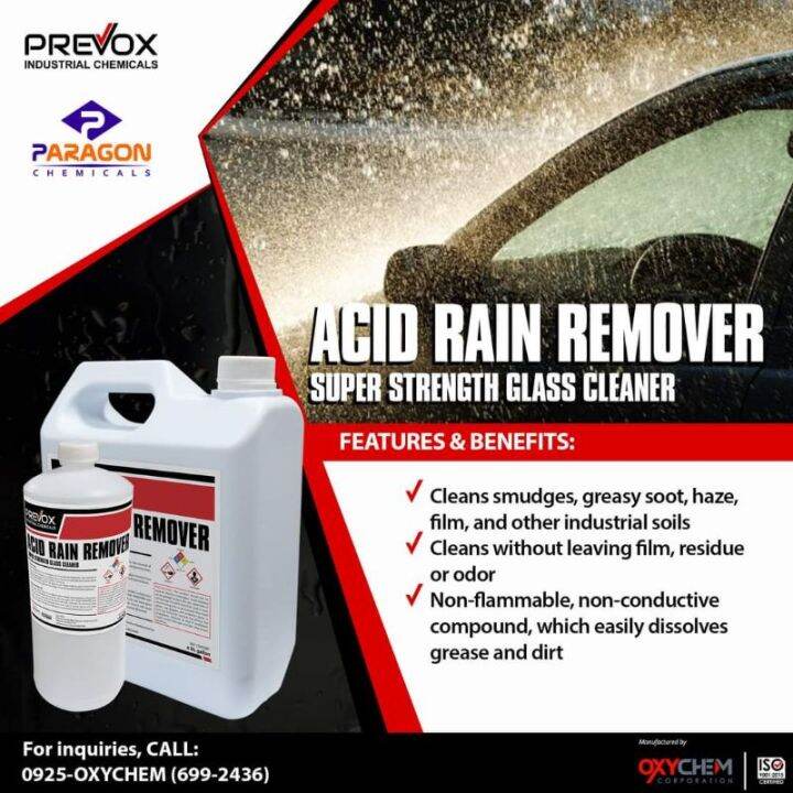 Acid Rain Remover for medium to heavy dirt 1 liter Lazada PH