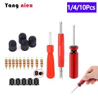 1/410Pcs Car Tire Stem Core Remover Screwdriver Wrench Spanner Repair Accessories