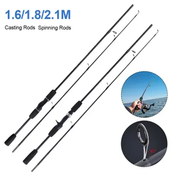  Fishing Rod 2.1M 4 Sections Casting Rod Spinning Rods  Ultralight Carbon Fiber Lure Rod Pink Fishing Pole Fishing Tackle  Telescopic Fishing Rod (Size : 2.1m-Casting Rod) : Sports & Outdoors