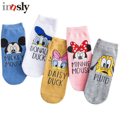 Summer Ankle Socks for Women Cartoon Cat Fox Mouse Cute Animal Funny Cotton Socks
