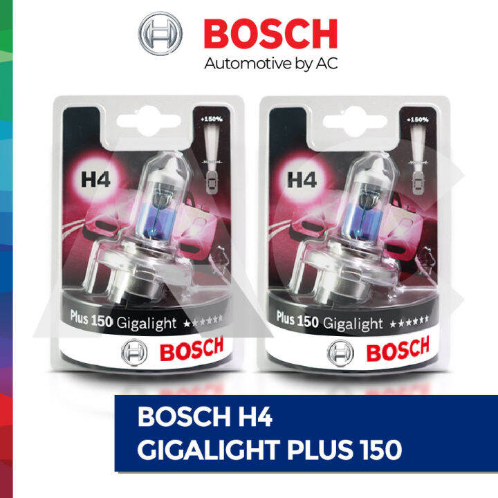 BOSCH GIGALIGHT PLUS 150 H4 12V 60/55W SET | Lazada PH